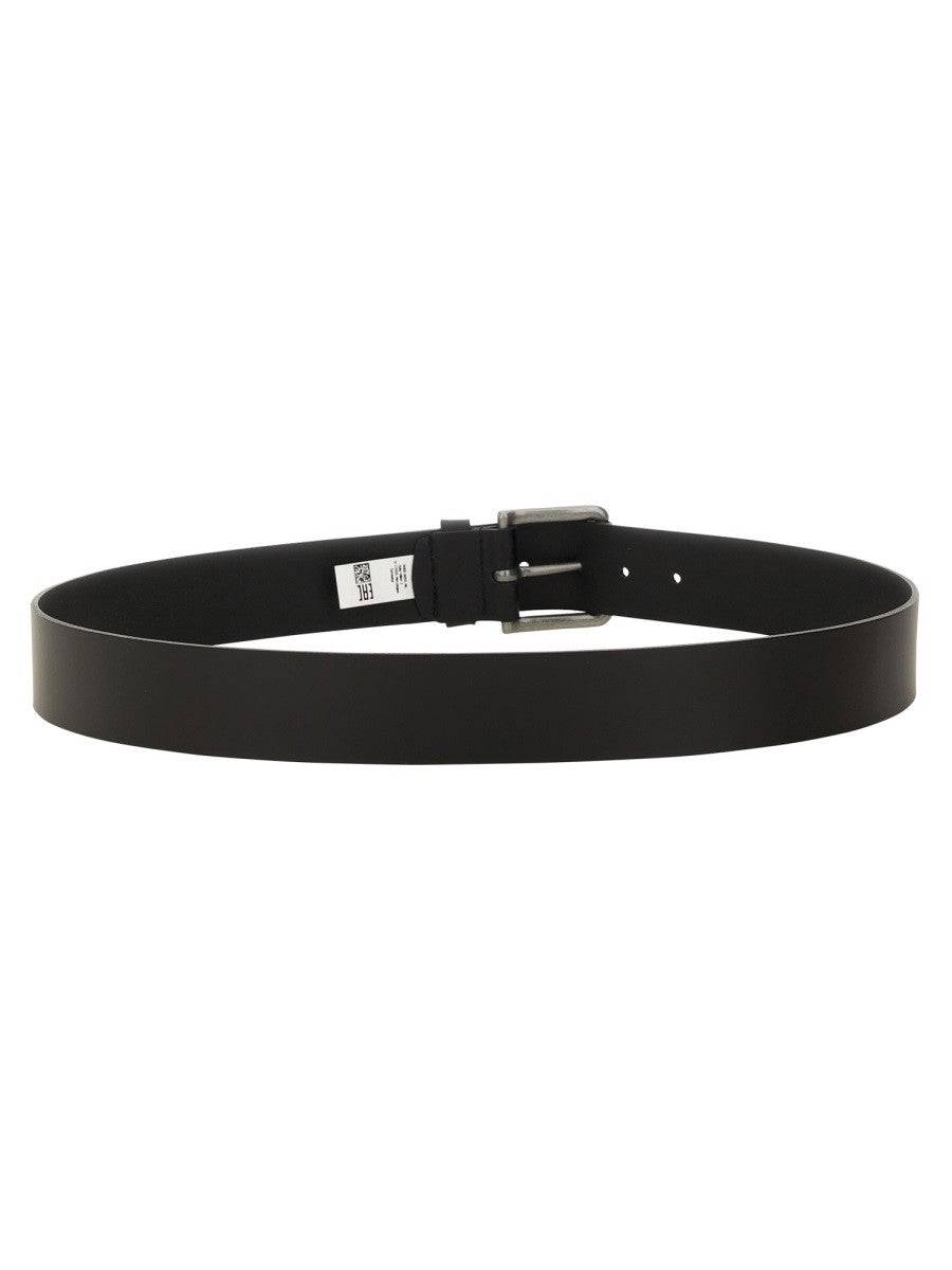 BOSS Men's Cintura Con Fibbia Black