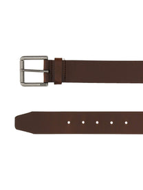 BOSS Men's Cintura Con Fibbia Brown