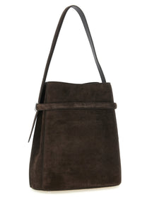 Toteme Women's Belted Bucket Shoulder Bag Brown