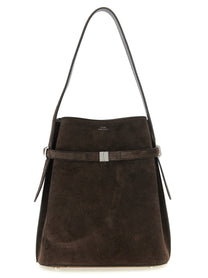 Toteme Women's Belted Bucket Shoulder Bag Brown