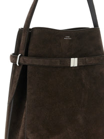 Toteme Women's Belted Bucket Shoulder Bag Brown