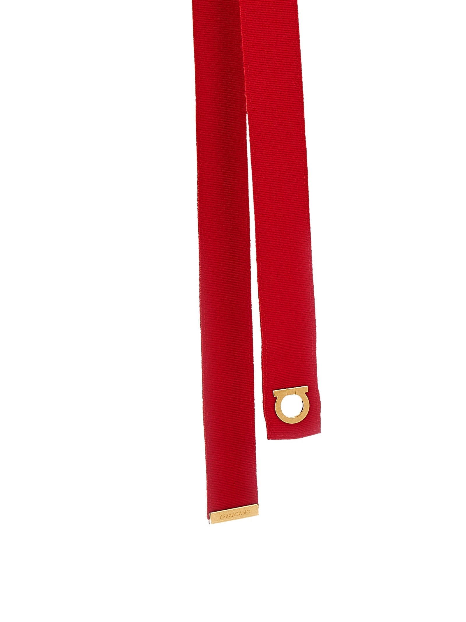 Ferragamo Belted Cardigan Red
