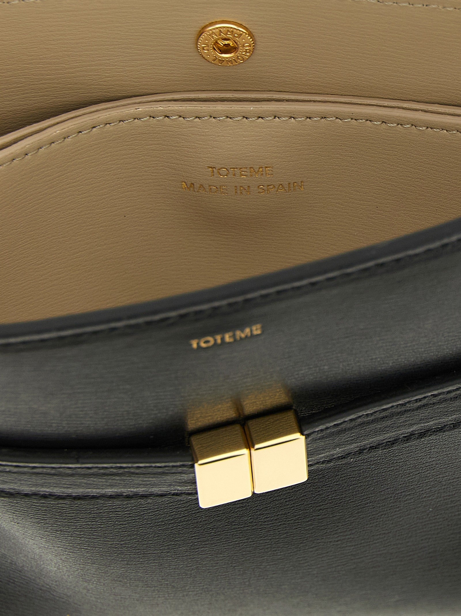 Toteme Belted Crossbody Bag Black