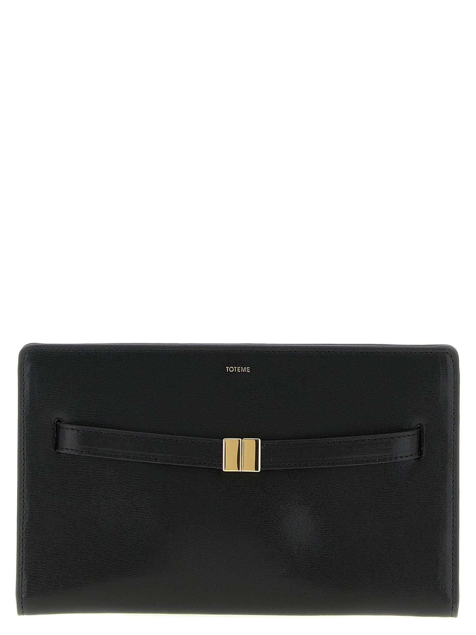 Toteme Belted Crossbody Bag Black
