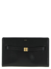 Toteme Belted Crossbody Bag Black