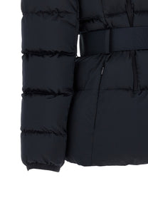 Elisabetta Franchi Belted Down Jacket Black