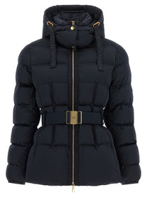 Elisabetta Franchi Belted Down Jacket Black