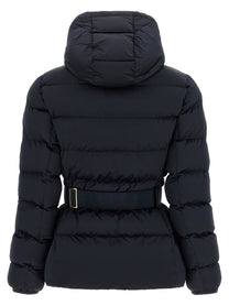 Elisabetta Franchi Belted Down Jacket Black