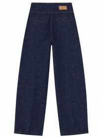 Ami Paris Women's Belted Jeans Blue