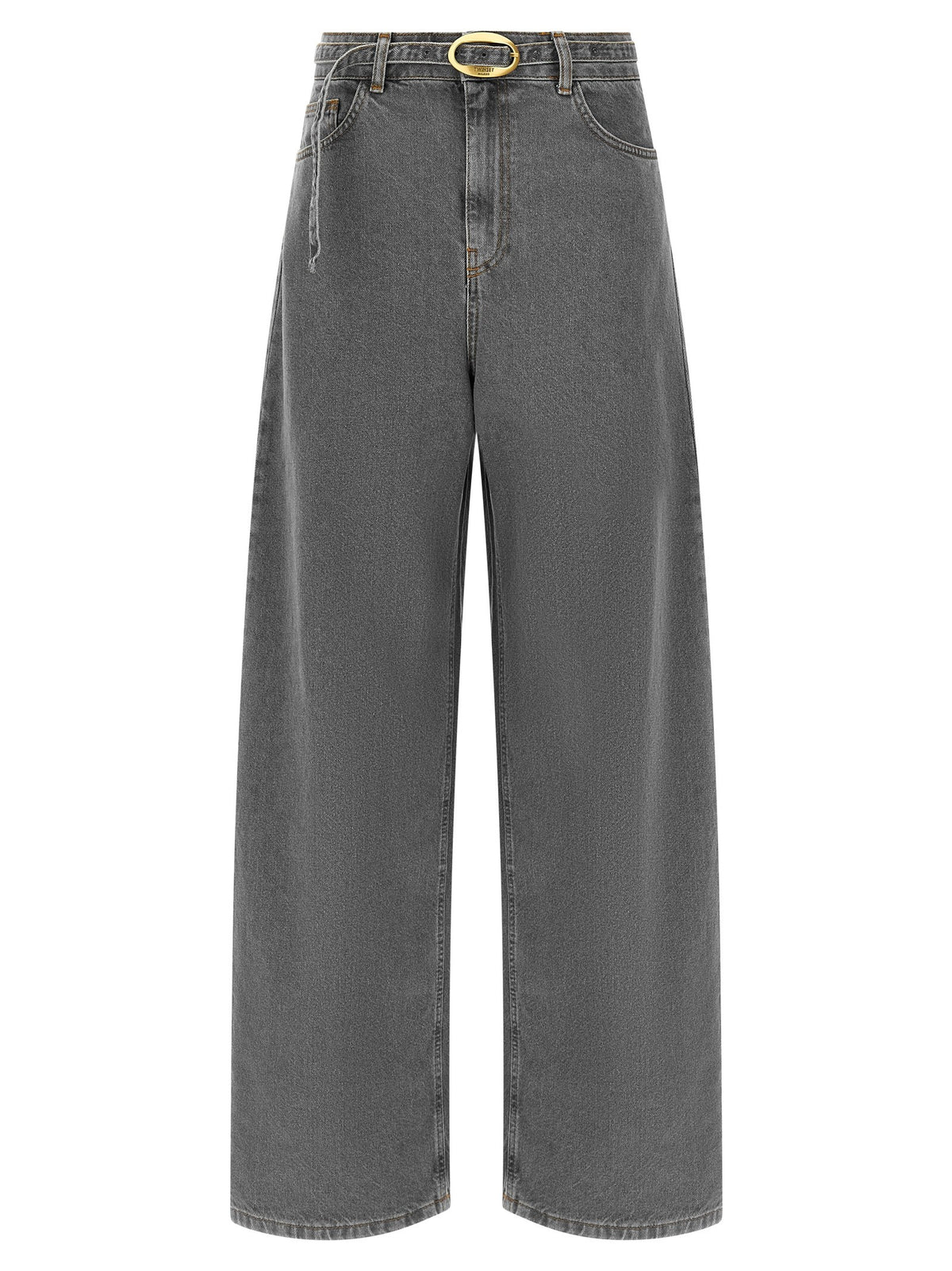 TWINSET Belted Jeans Grey