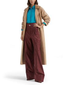 Fendi Women's Belted Pants Red