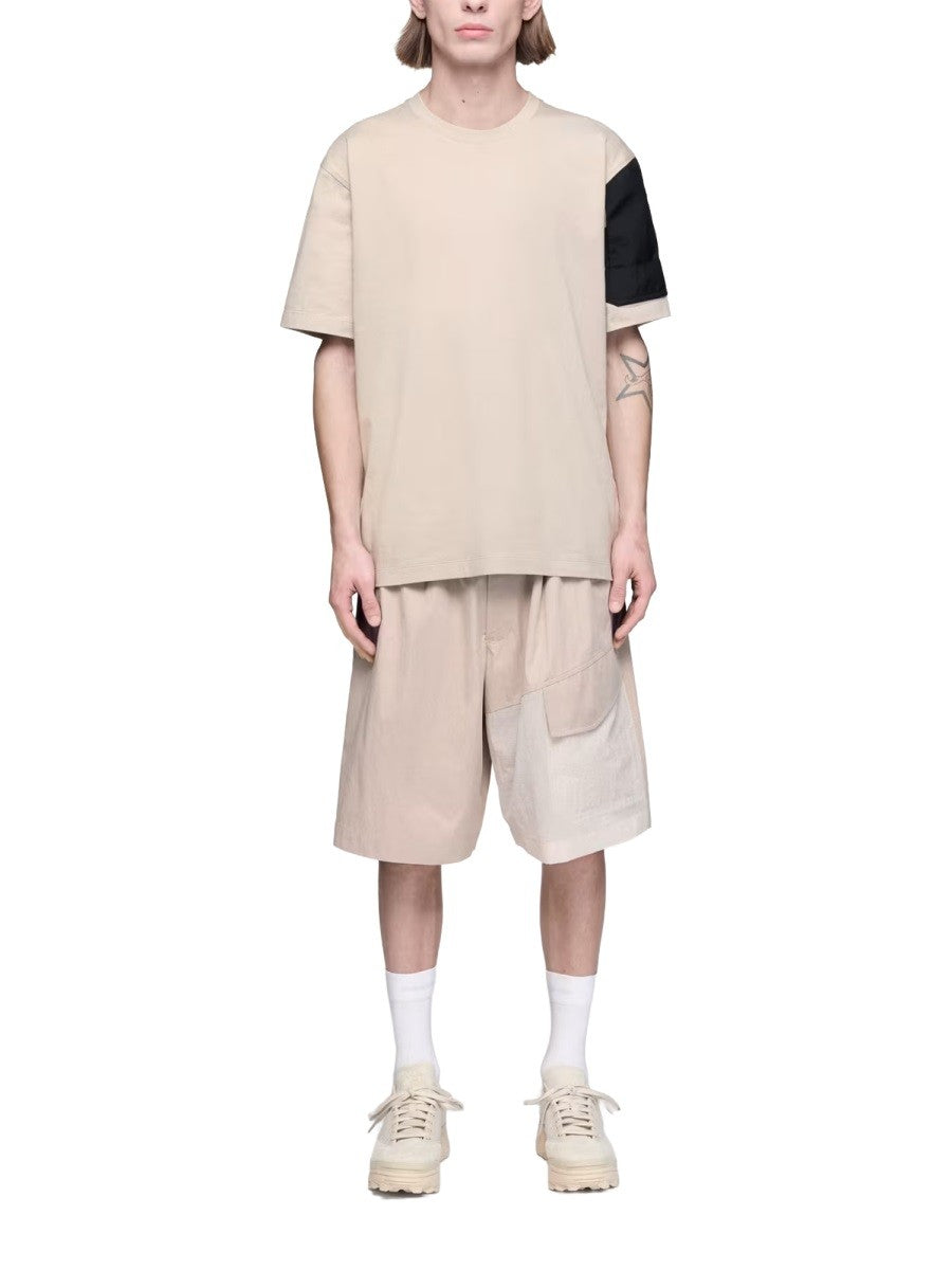 Y-3 Men's Belted Shorts Beige