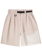 Y-3 Men's Belted Shorts Beige