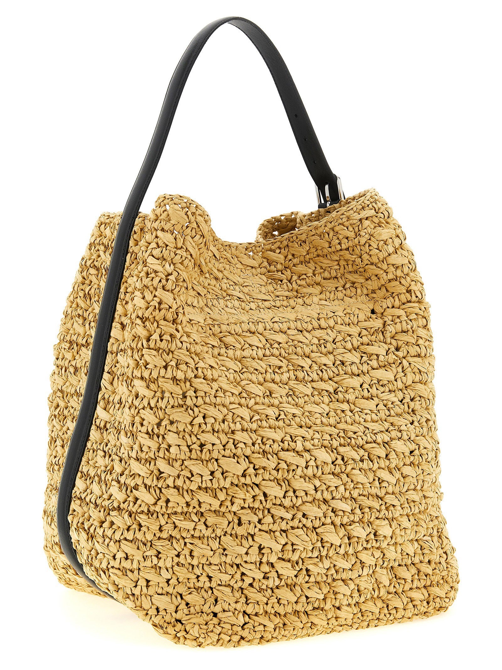 Toteme Belted Shoulder Bag Beige