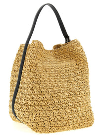 Toteme Belted Shoulder Bag Beige