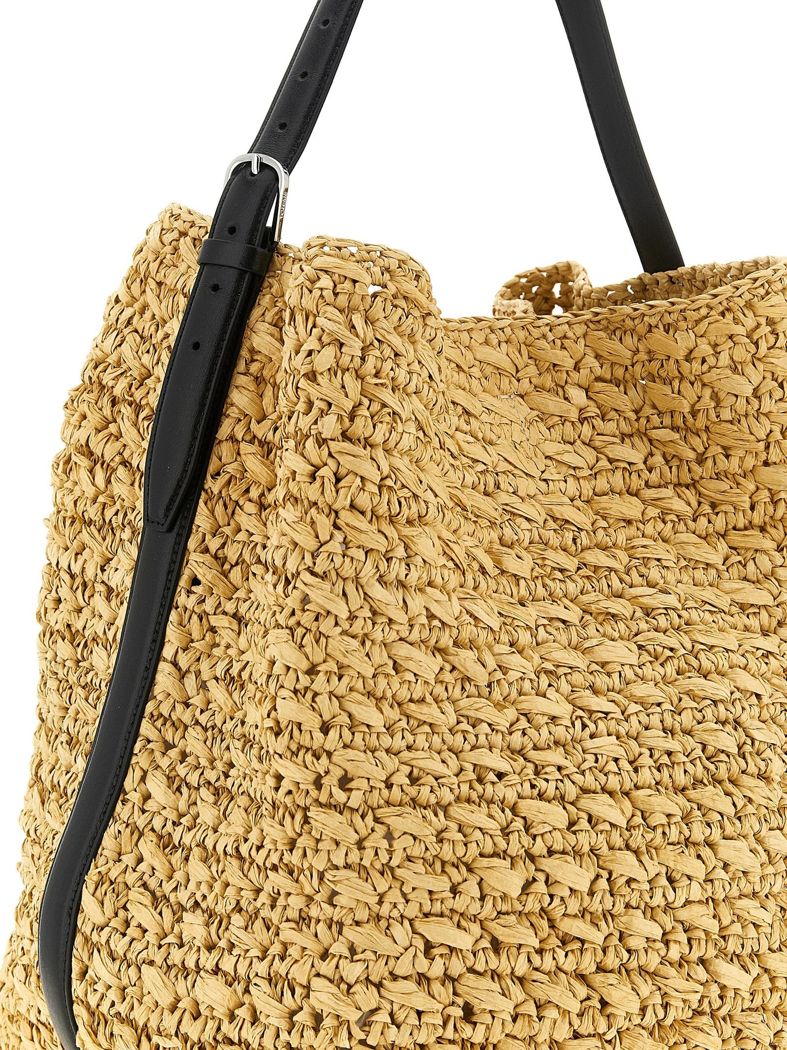 Toteme Belted Shoulder Bag Beige