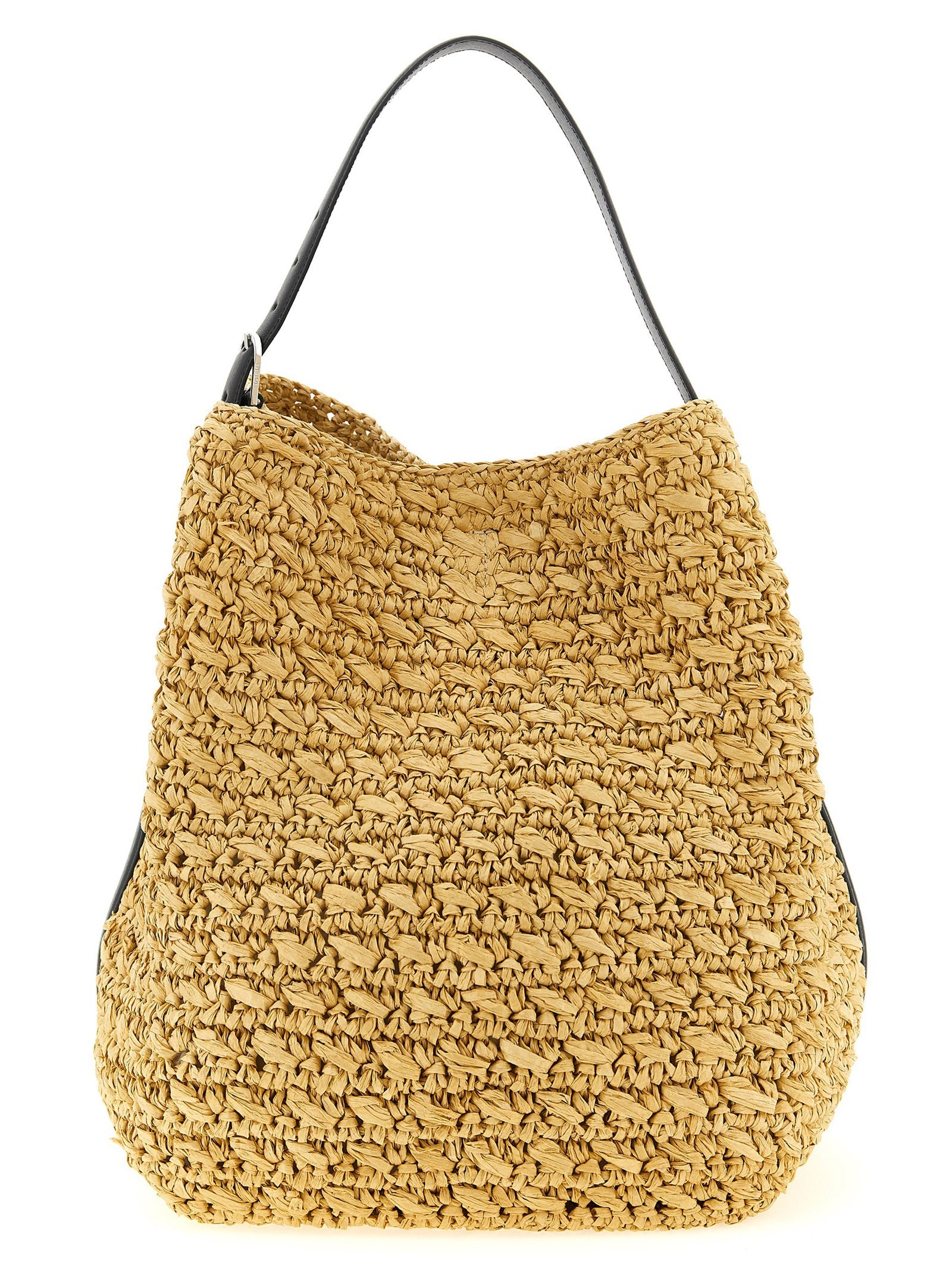Toteme Belted Shoulder Bag Beige