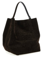 Toteme Belted Tote Shoulder Bag Brown, view 2