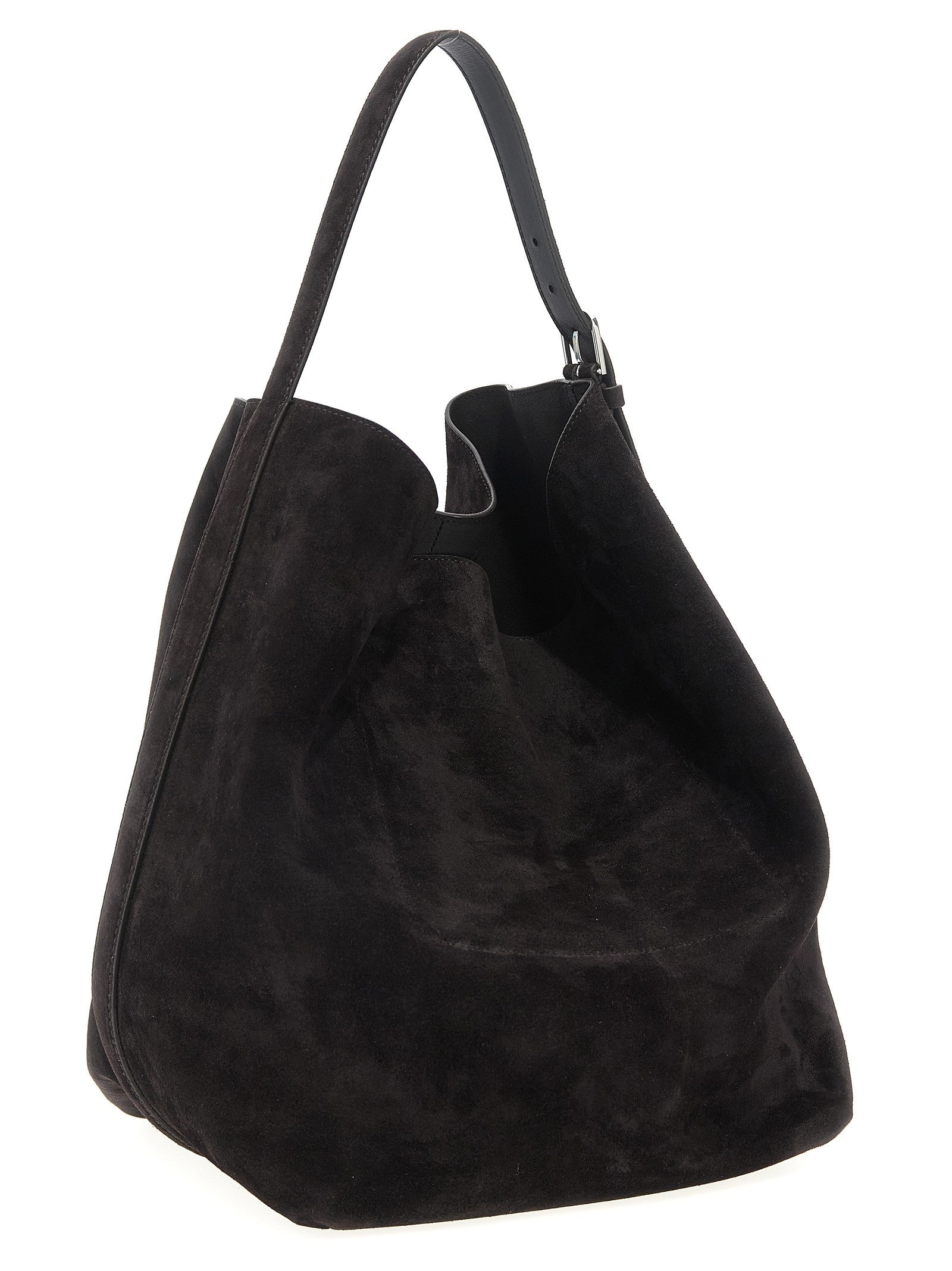 Toteme Belted Tote Shoulder Bag Brown