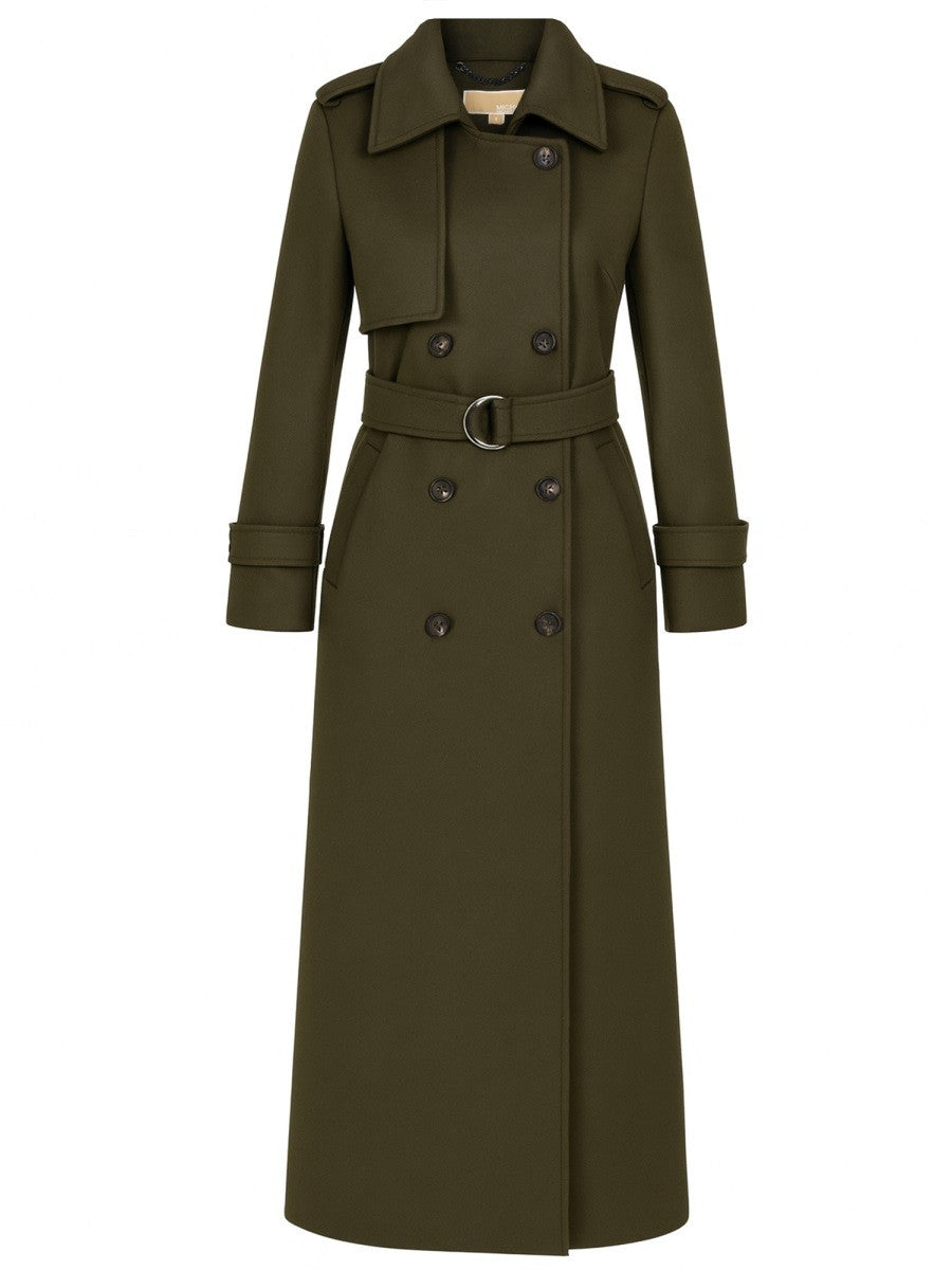 Michael Kors Women's Belted Trench Coat Brown