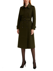 Michael Kors Women's Belted Trench Coat Brown