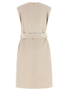 Agnona Belted Vest Beige, view 2