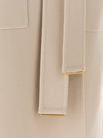 Agnona Belted Vest Beige