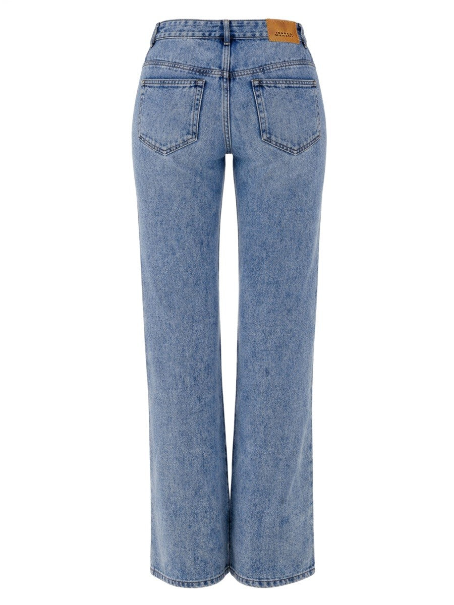 ISABEL MARANT Women's Belvira Jeans Blue