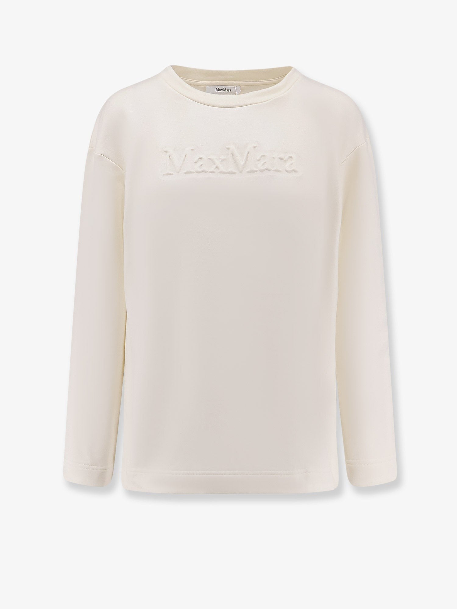 Max Mara Women's Berma Cotton and Silk Sweatshirt White