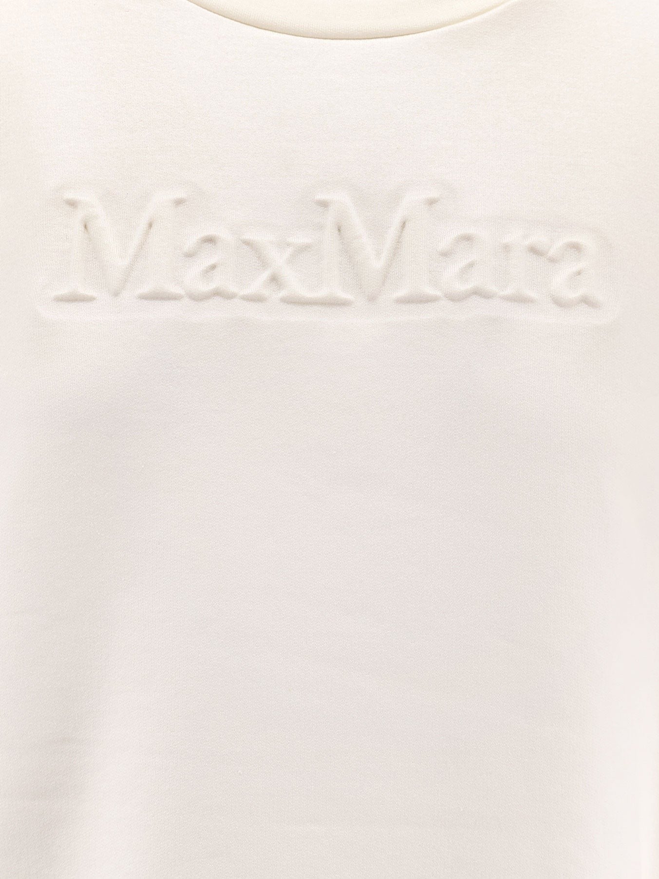 Max Mara Women's Berma Cotton and Silk Sweatshirt White