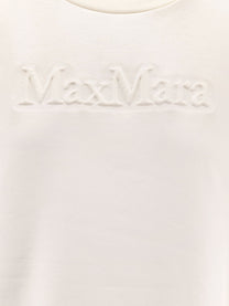 Max Mara Women's Berma Cotton and Silk Sweatshirt White