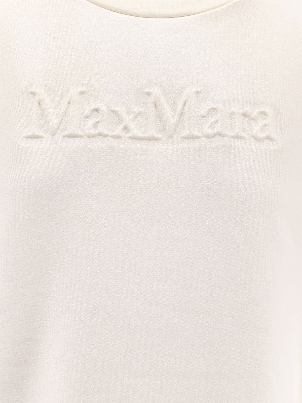 Max Mara Women's Berma Cotton and Silk Sweatshirt White, view 3