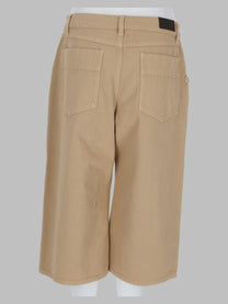 Lemaire Women's Bermuda Tasche in Twill Pesante Beige, view 2