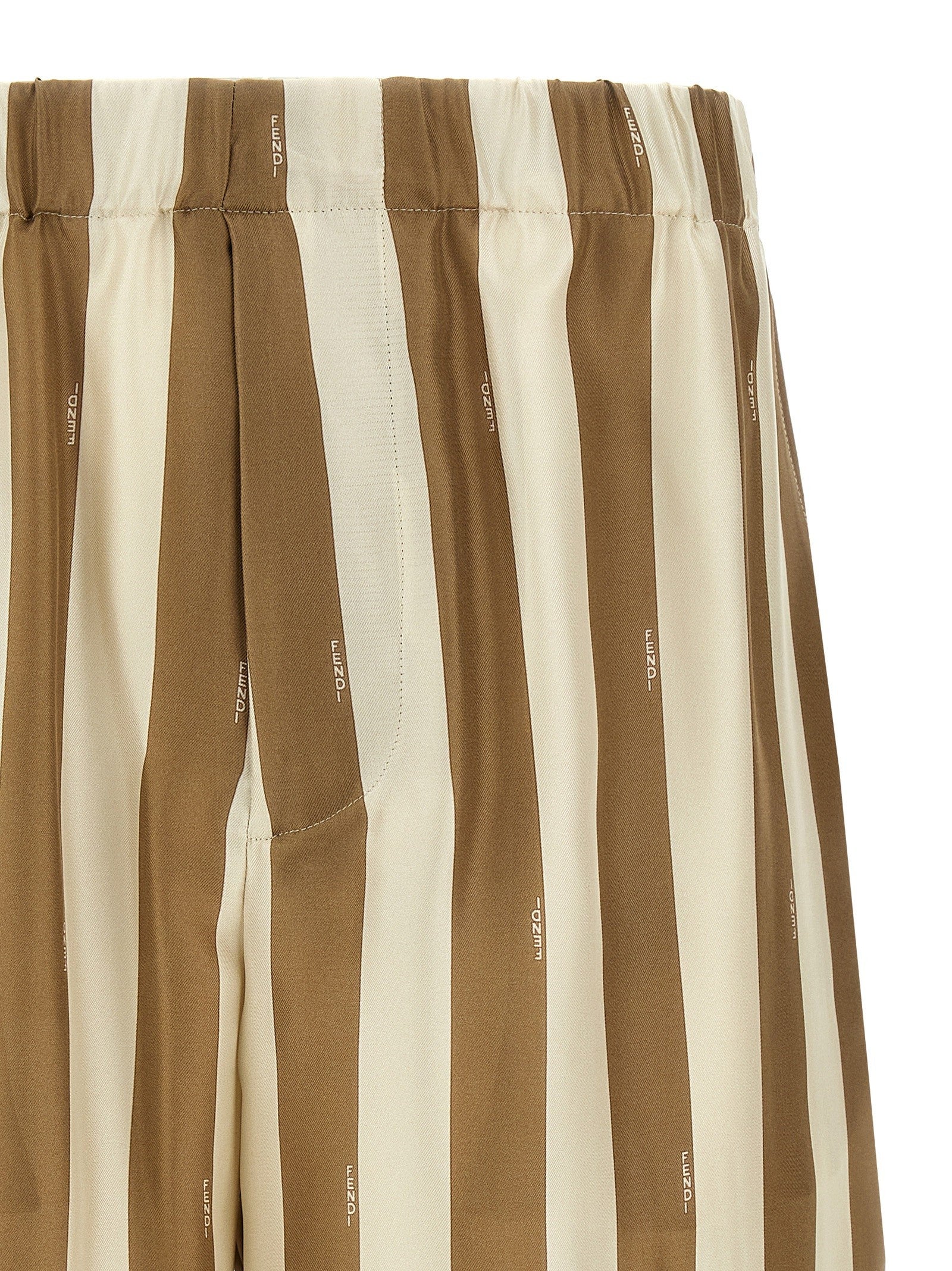 Fendi Bermuda Pequin Beige