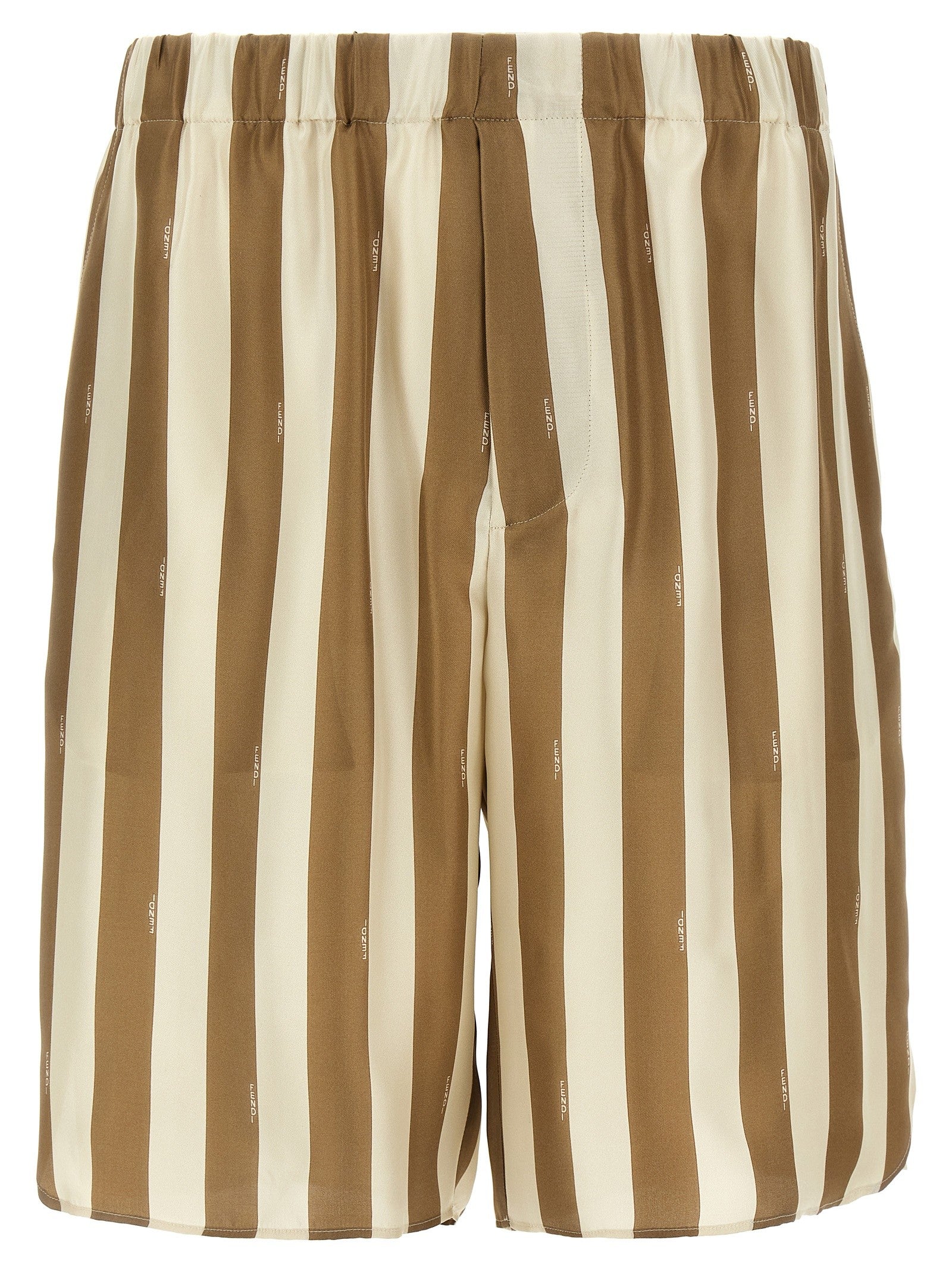 Fendi Bermuda Pequin Beige