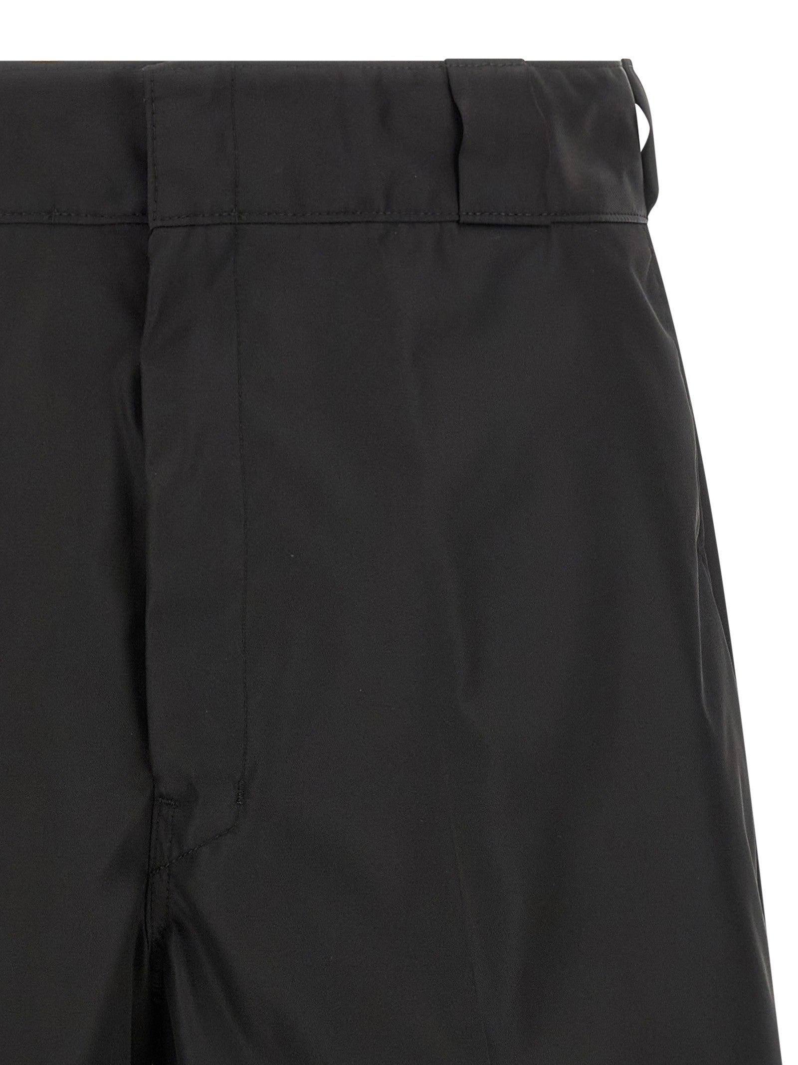 Prada Bermuda Re Nylon Black
