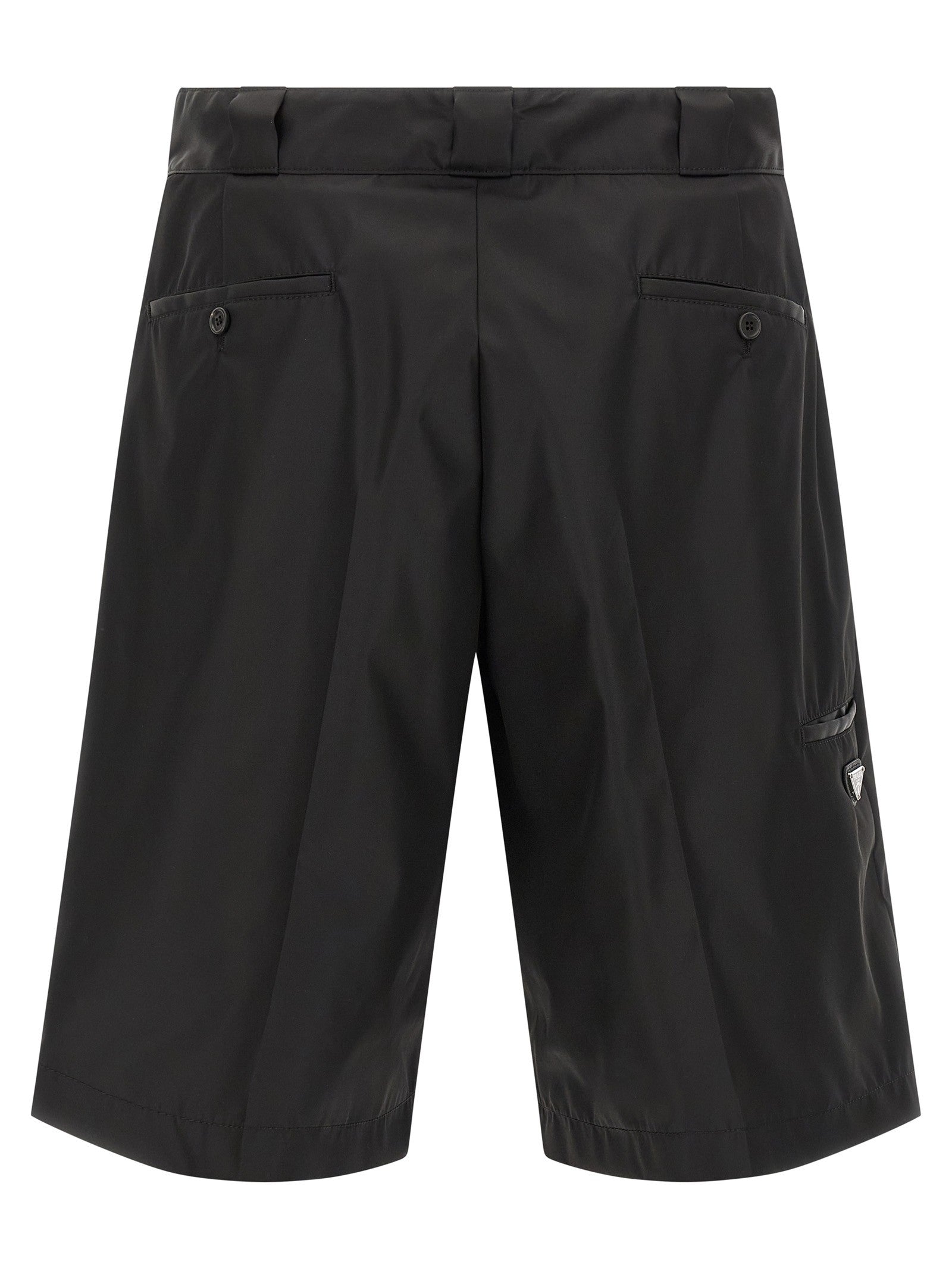 Prada Bermuda Re Nylon Black