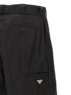 PRADA Bermuda Re Nylon Black, view 4