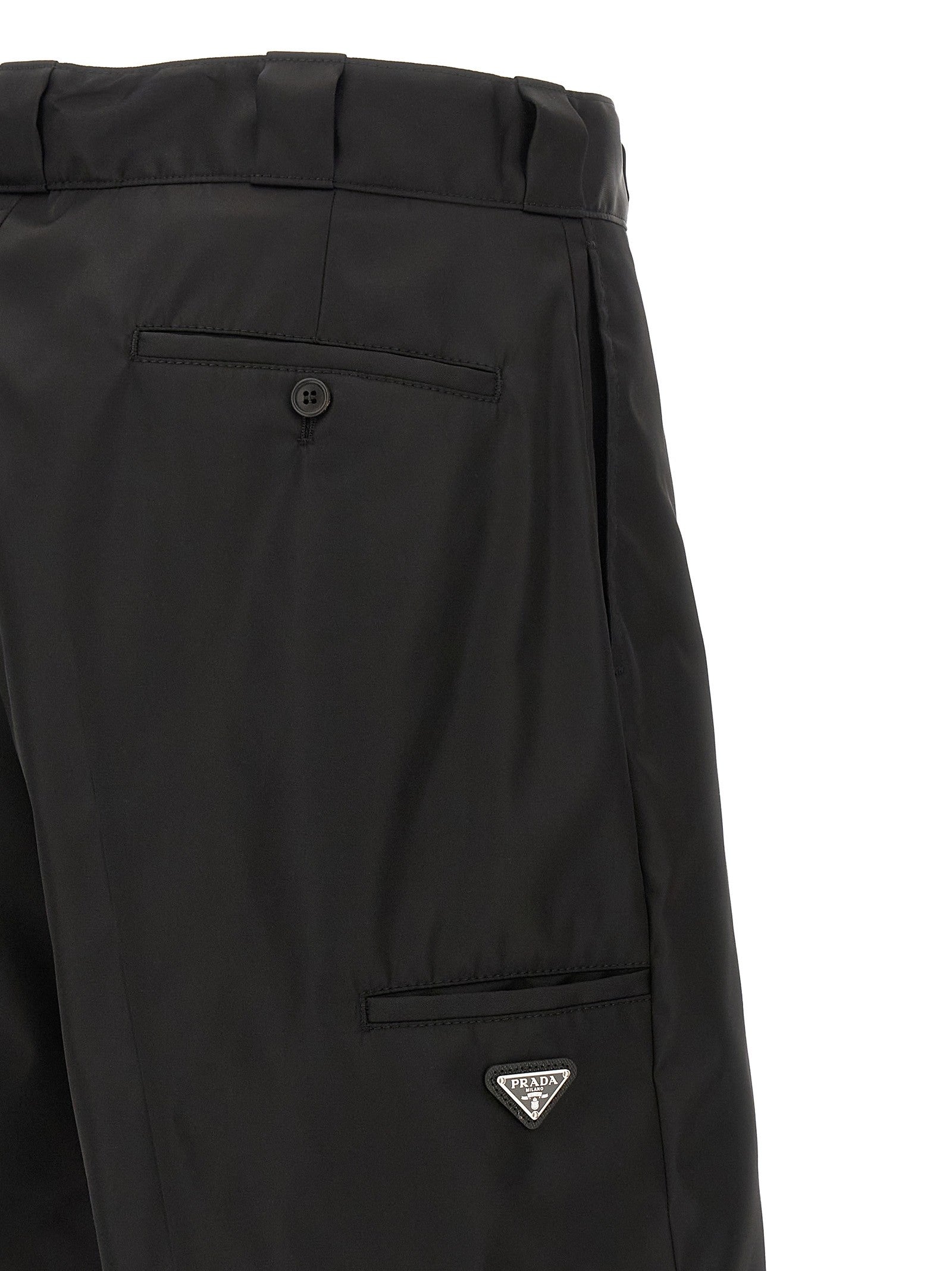 Prada Bermuda Re Nylon Black
