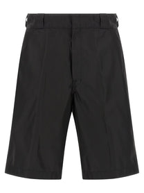 Prada Bermuda Re Nylon Black
