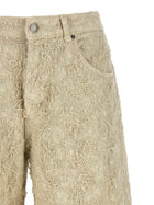 Haikure Bermuda Shorts Becky Fur Denim Beige, view 3