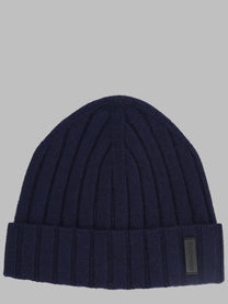 Emporio Armani Men's Berretto Coste Con Risvolto Ripiegato Blue