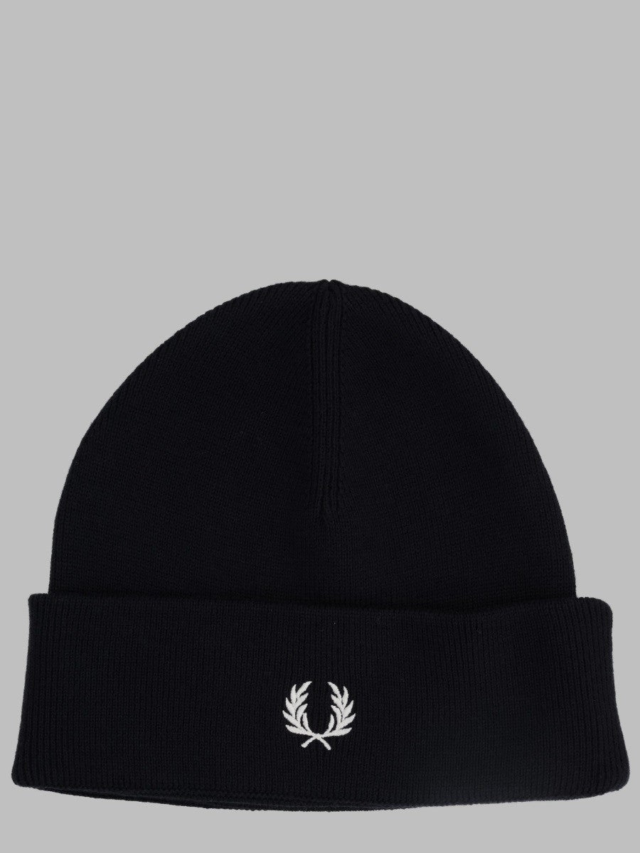 Fred Perry Men's Berretto Classic in Lana Blue