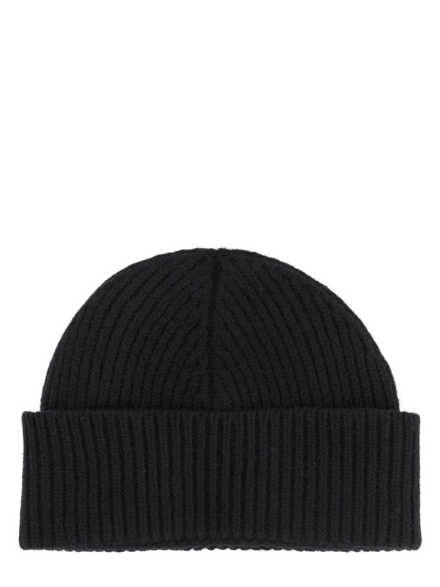 Ami Paris Unisex Beanie with Ami De Cœur Black, view 2