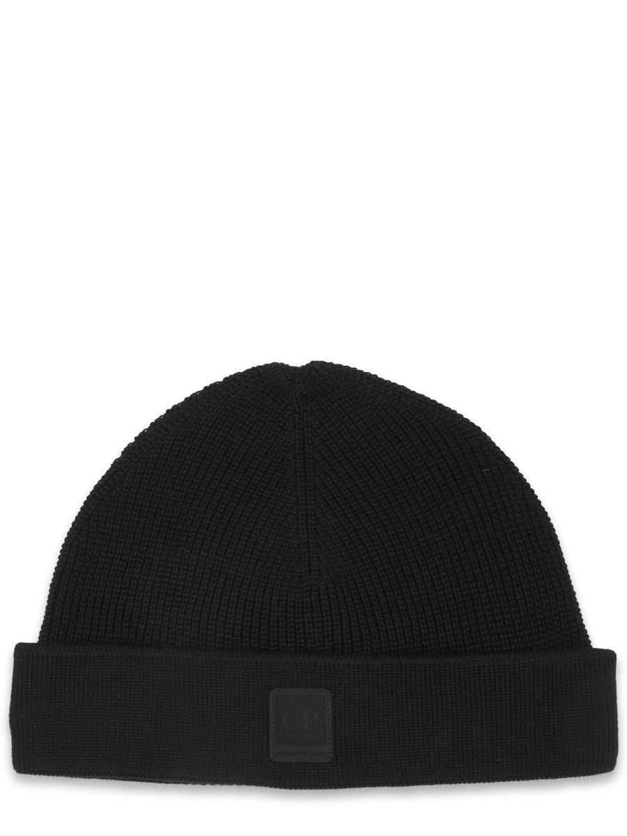 C.P. Company Men's Berretto Con Black