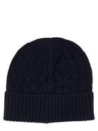 Polo Ralph Lauren Women's Wool Cashmere Cable-Knit Beanie Blue, view 2