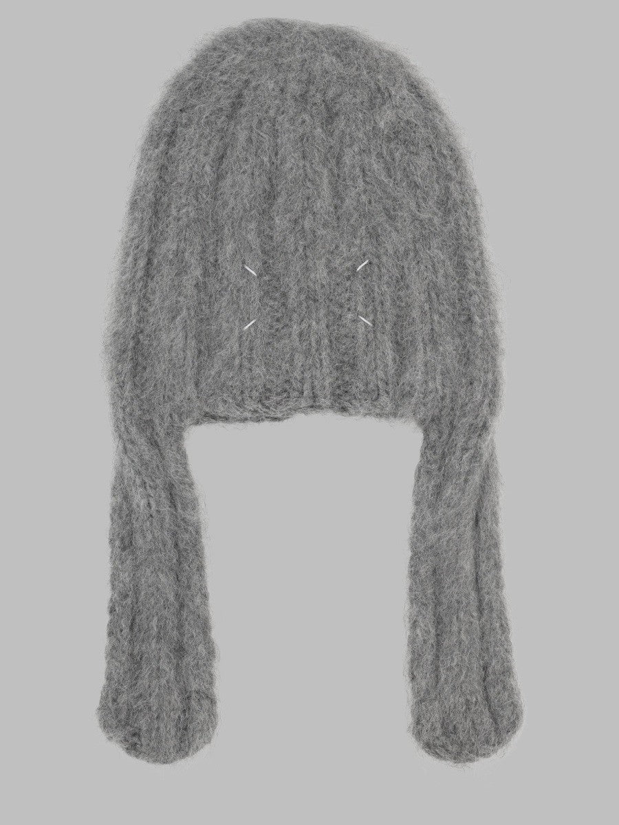 Maison Margiela Men's Berretto Ribbed Beanie Grey