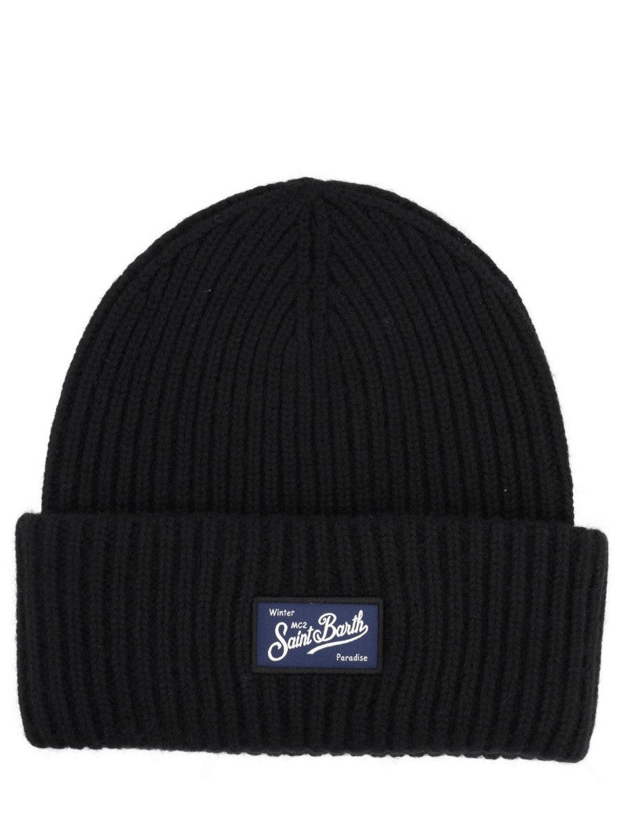 Mc2 Saint Barth Women's Berry Beanie Black