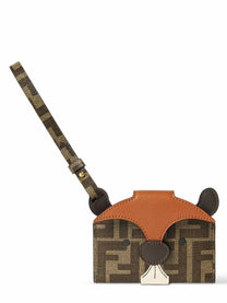 Fendi Women's Best Friend Forever Card Holder Brown