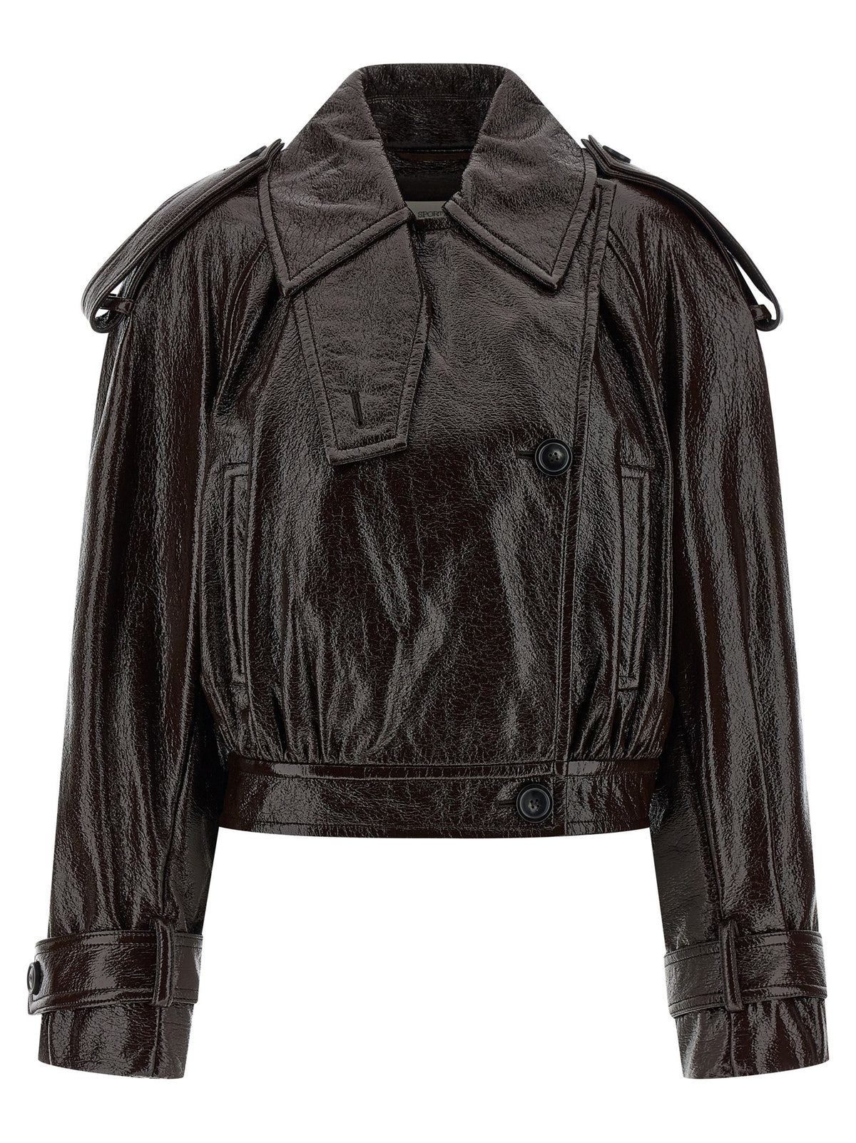 Sportmax Trench Coat Brown